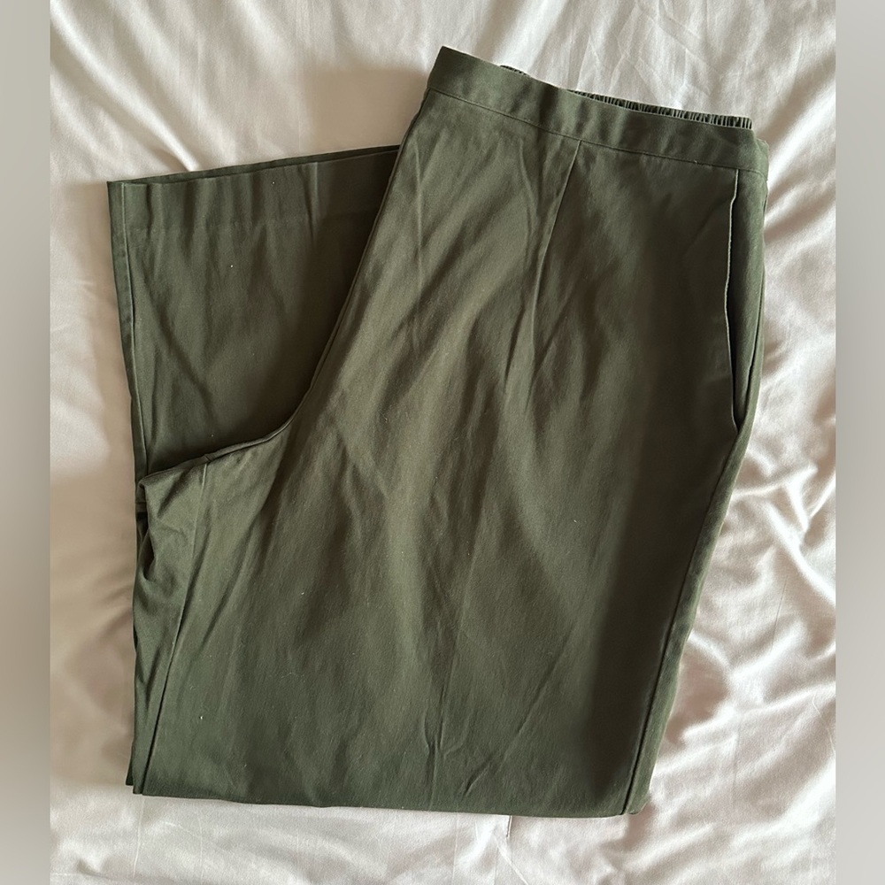 Alfred Dunner Dark Green Pants 20W